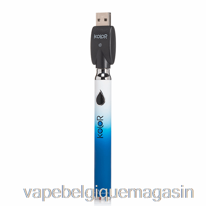 Vape Jetable Leaf Buddi Kolor Twist Slim Batterie 650mah Bleu